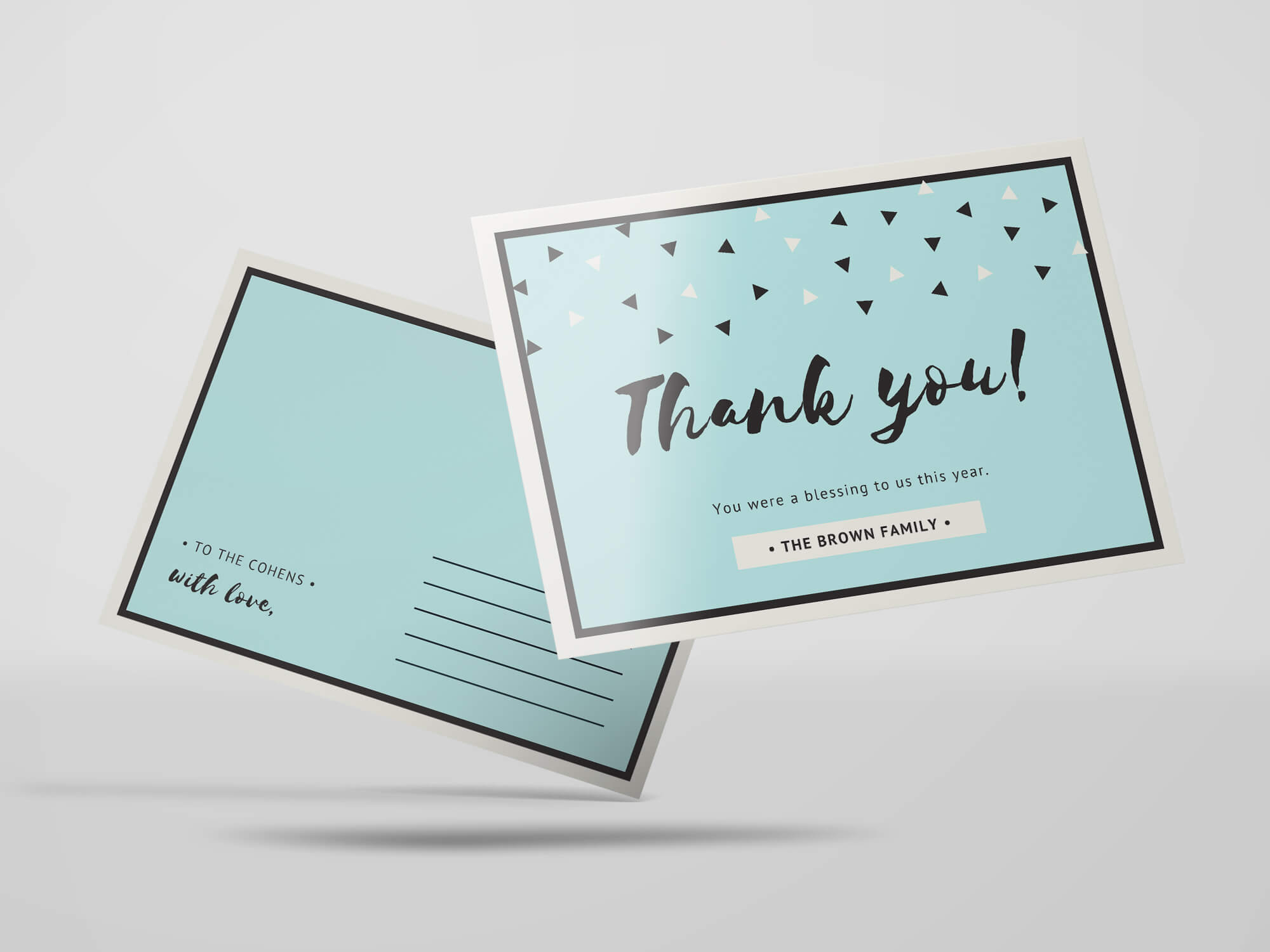 double sided A6 postcards