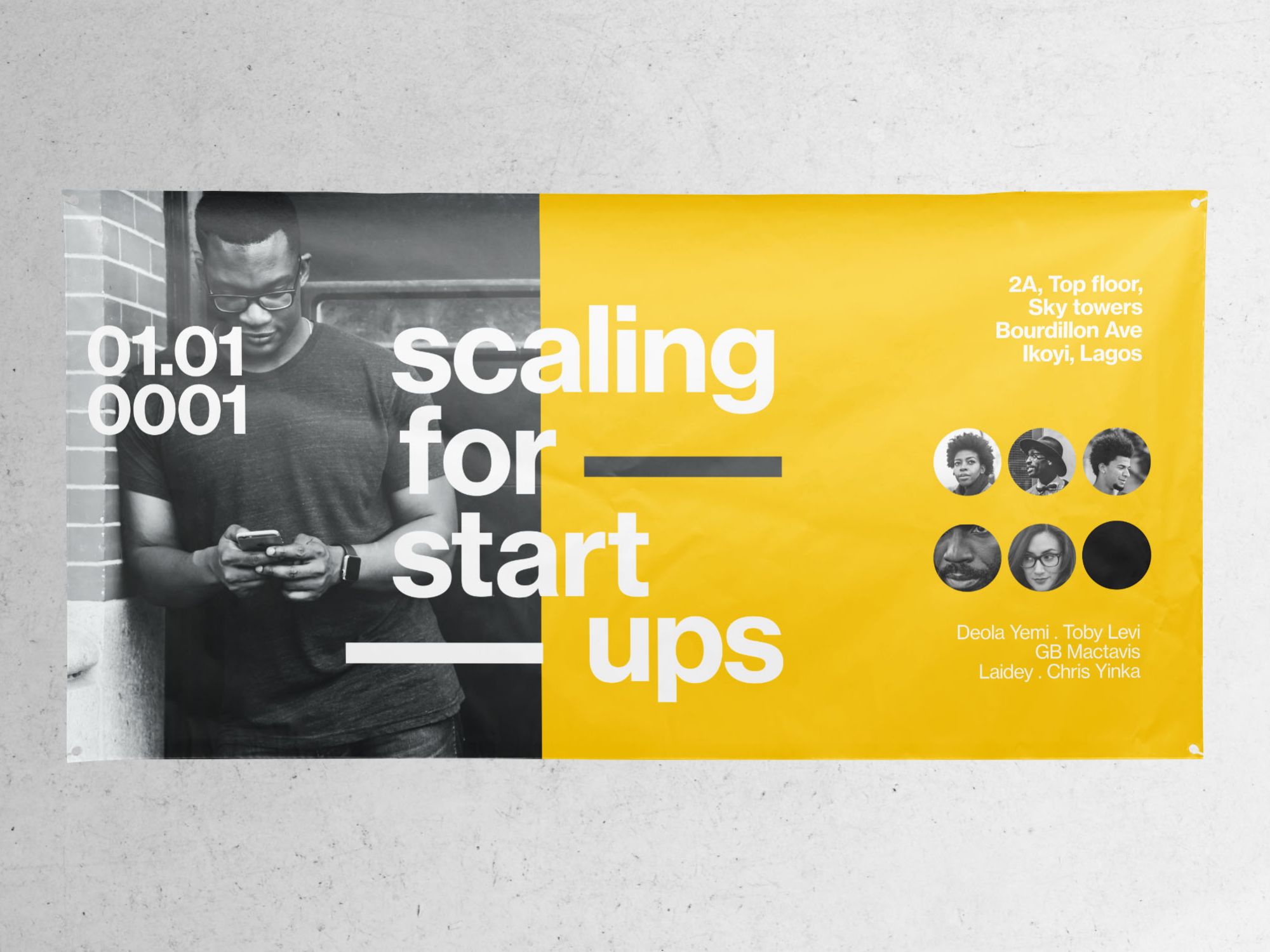 Order Medium size Flex Banners made by Kiakiaprint