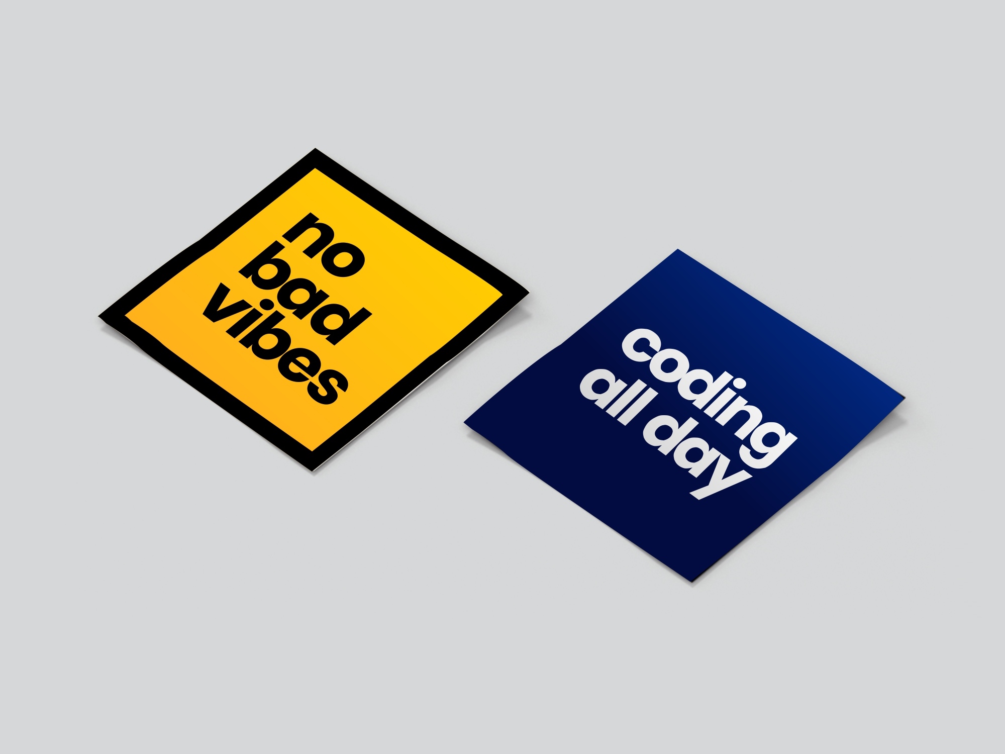 Custom Square Stickers | Vinyl Square Stickers
